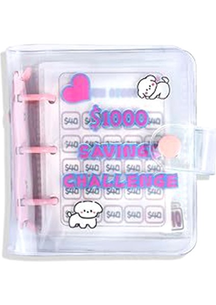 1000 Tasarruf Mücadelesi Mini Klasörü, Zarflı Depolama Bütçeleme Klasörü Bütçe Defteri Nakit Tasarruf Mücadelesi Kutusu Seti (Yurt Dışından) fiyatları