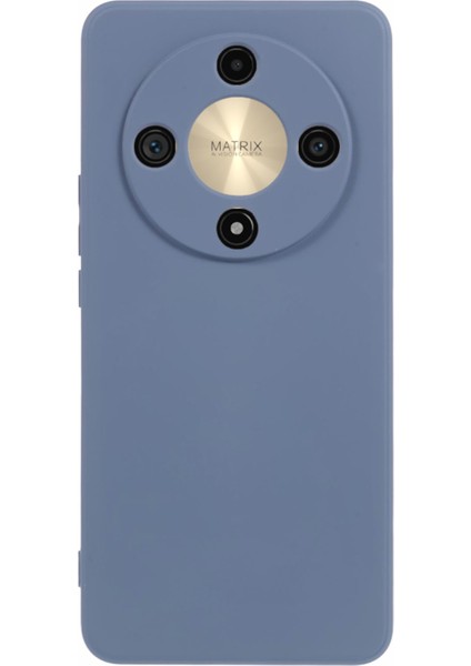 Honor X9B 5G/X50 5g/magic6 Lite 5g Tpu Kılıf Ince Fit Fiber Astarlı Telefon Kılıfı (Hassas Lens Kesiği)-Lavanta Grisi (Yurt Dışından)