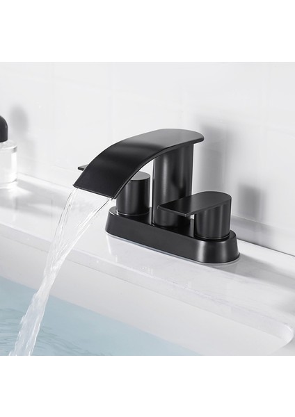 Şelale Banyo Musluğu, Banyo Lavabo Musluğu, 2 Veya 3 Delikli Paslanmaz Çelik Kurşunsuz 2 Kulplu Lavabo Musluğu (Yurt Dışından) fırsatları