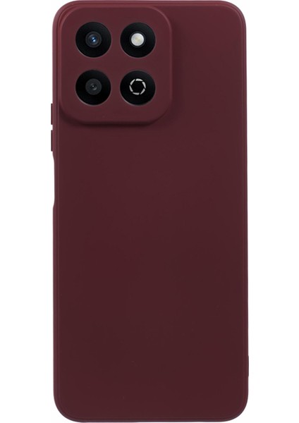 Honor Play 60 Plus 5g Kılıf Fiber Astar Tpu Telefon Kılıfı-Şarap Kırmızısı (Yurt Dışından)