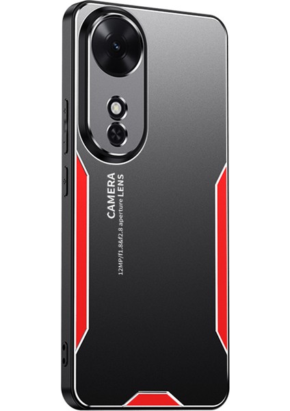 Honor Play 60 5g Telefon Kılıfı Alüminyum Alaşımlı Tpu Pc Arka Kapak-Kırmızı (Yurt Dışından)