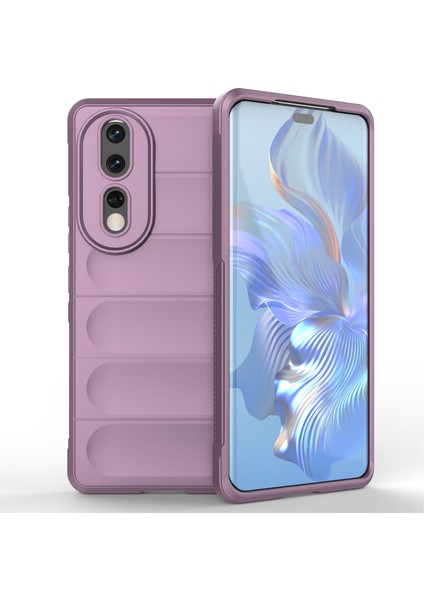 Honor 80 Pro 5g Çizilmez Koruyucu Telefon Kılıfı Yumuşak Tpu Sağlam Arka Kapak-Açık Mor (Yurt Dışından)