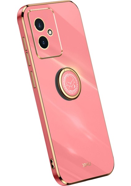 Xınlı For Honor 100 5g Tpu Galvanik Kaplama Halka Braket Telefon Kılıfı-Kırmızı (Yurt Dışından)