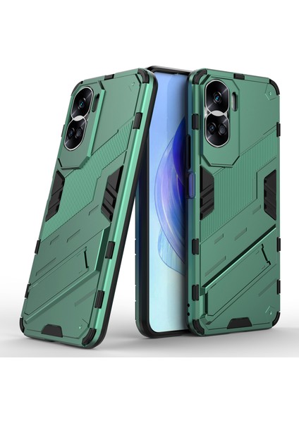 Honor 90 Lite 5G/X50I 5g Düşme Korumalı Telefon Kılıfı Kickstand Pc+Tpu Arka Kapak-Yeşil (Yurt Dışından) fiyatları