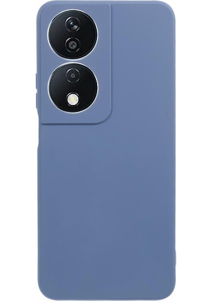 Honor X7B 4g/90 Smart/play 50 Plus 5g Kılıf Yumuşak Fiber Astar Tpu Şok Emici Telefon Kılıfı-Lavanta Gri (Yurt Dışından)