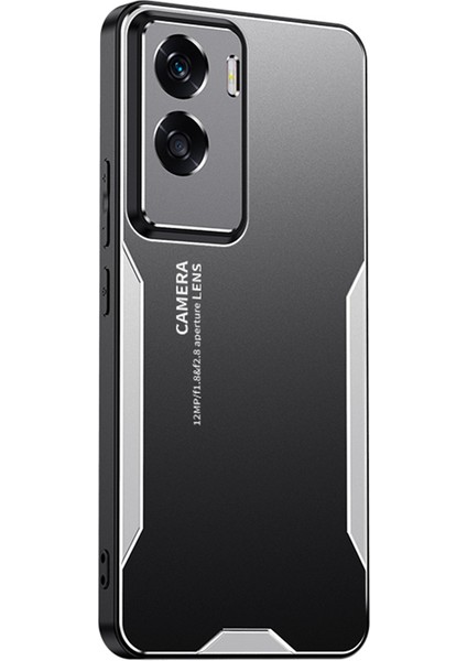 Honor 90 Lite 5g Mat Kılıf Alüminyum Alaşımlı Metal Telefon Koruyucu Kılıf-Gümüş (Yurt Dışından)