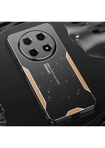 Honor X60 Pro 5g Telefon Kılıfı Alüminyum Alaşımlı Tpu Pc Arka Kapak-Altın (Yurt Dışından) fırsatları