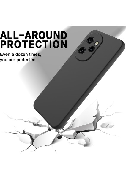 Honor 100 Pro 5g Kılıf Çizilmez Sıvı Silikon Cep Telefonu Koruyucu Kapak-Siyah (Yurt Dışından) fiyatları