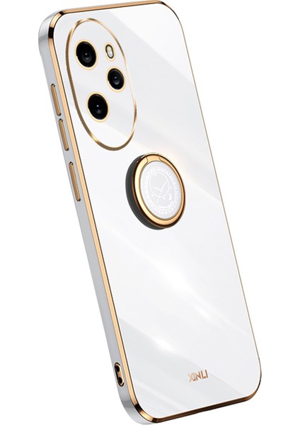 Xınlı Honor 100 Pro 5g Tpu Kılıf Kickstand Düşme Koruyucu Kapak-Beyaz (Yurt Dışından)