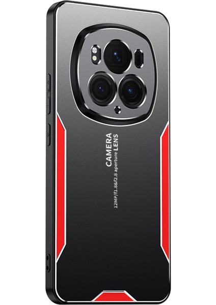 Honor Magic6 Pro 5g Ince Kılıf Darbeye Dayanıklı Hibrit Telefon Arka Kapağı-Kırmızı (Yurt Dışından)