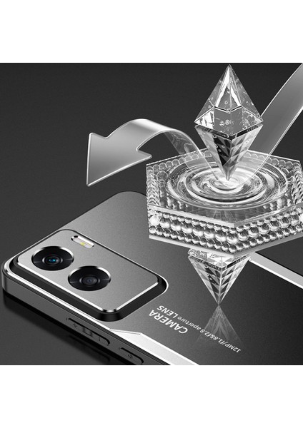 Honor 90 Lite 5g Mat Kılıf Alüminyum Alaşımlı Metal Telefon Koruyucu Kılıf-Kırmızı (Yurt Dışından) modelleri