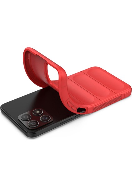 Honor X8 4G/X30I Sağlam Arka Kapak Düşmeye Esnek Tpu Telefon Kılıfı-Kırmızı (Yurt Dışından) modelleri