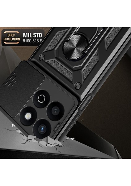 Honor X7C 4G/200 Akıllı 5g Kılıfı Kayar Kamera Kapağı Pc+Tpu Destekli Telefon Kılıfı-Siyah (Yurt Dışından) fiyatları