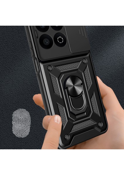 Honor X7C 4G/200 Akıllı 5g Kılıfı Kayar Kamera Kapağı Pc+Tpu Destekli Telefon Kılıfı-Siyah (Yurt Dışından) indirimleri