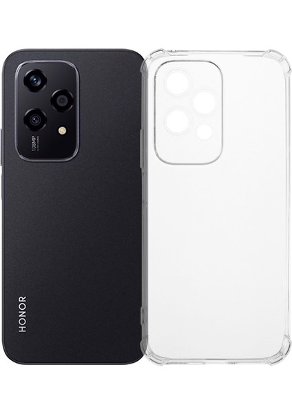 Honor 200 Lite Telefon Kılıfı Geliştirilmiş Dört Köşe Şeffaf Tpu Kapak (Yurt Dışından)
