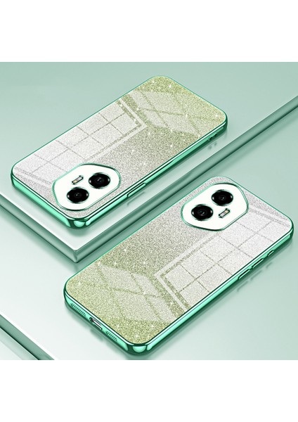 Honor 300 Kılıf Galvanik Degrade Parıltılı Tpu Telefon Kılıfı-Yeşil (Yurt Dışından) indirimleri