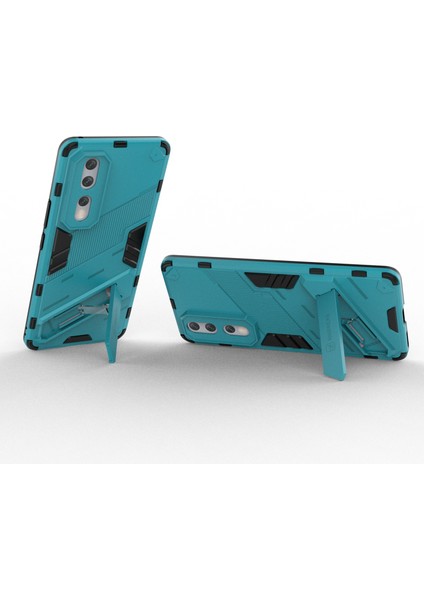 Honor 80 Pro 5g Için Düşmeye Dayanıklı Korumalı Kickstand Telefon Kılıfı, Sert Pc Yumuşak Tpu Hibrit Kılıf-Bebek Mavisi (Yurt Dışından) fiyatları