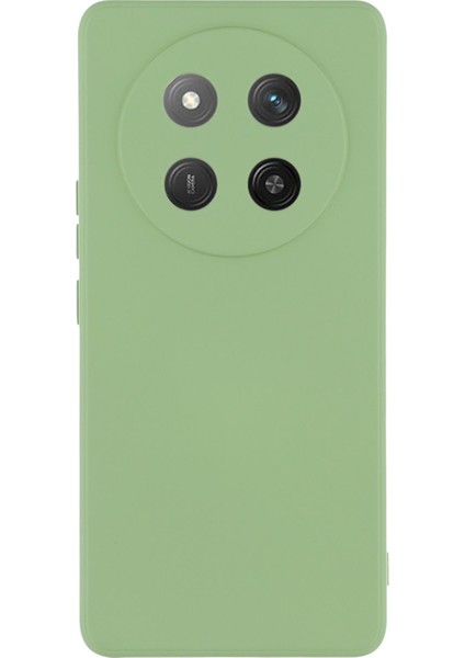 Honor X60 Pro 5G/X9C 5g Kılıf Tpu Arka Yumuşak Çizilmez Fiber Astar Telefon Kılıfı-Matcha Yeşili (Yurt Dışından)