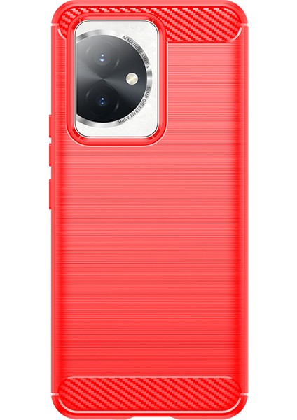 Honor 100 5g Fırçalanmış Telefon Kılıfı Çizilmez Yumuşak Tpu Kapak-Kırmızı (Yurt Dışından) fırsatları