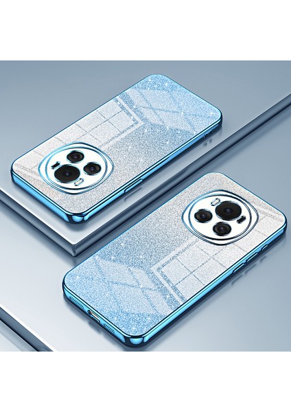 For Honor Magic6 5g Gradient Glitter Cep Telefonu Kılıfları Elektrokaplama Tpu Kabuk-Mavi (Yurt Dışından) indirimleri