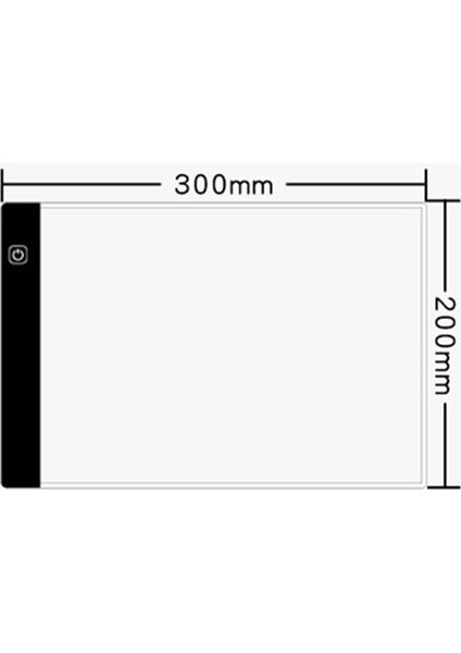 Çocuk Çizim Tahtası 3 Seviye Ayarlanabilir Parlaklık Işıklı Defter LED Çizim Fotokopi Masası Şeffaf Fotokopi Masası (Yurt Dışından) modelleri