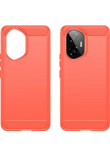 Honor 300 Kılıfı Karbon Fiber Doku Fırçalanmış Telefon Arka Kapağı-Kırmızı (Yurt Dışından) indirimleri