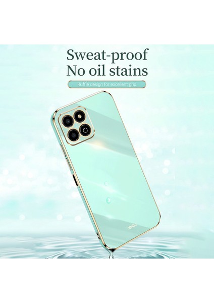 Xınlı Galvanik Çerçeve Telefon Kılıfı Honor X8A 4g,düşmeye Karşı Yumuşak Tpu Telefon Kılıfı-Siyah (Yurt Dışından) modelleri