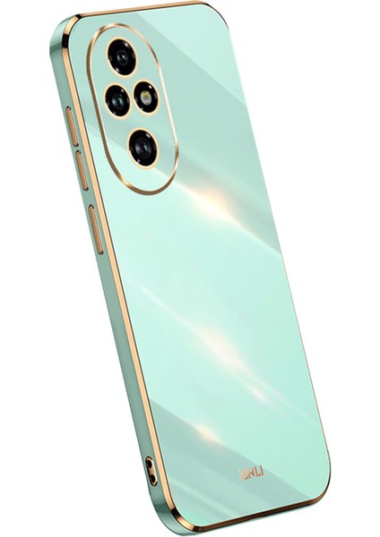 Xınlı For Honor 200 Pro 5g Kılıf Yumuşak Tpu Elektrokaplama Koruyucu Telefon Kılıfı-Camgöbeği (Yurt Dışından)
