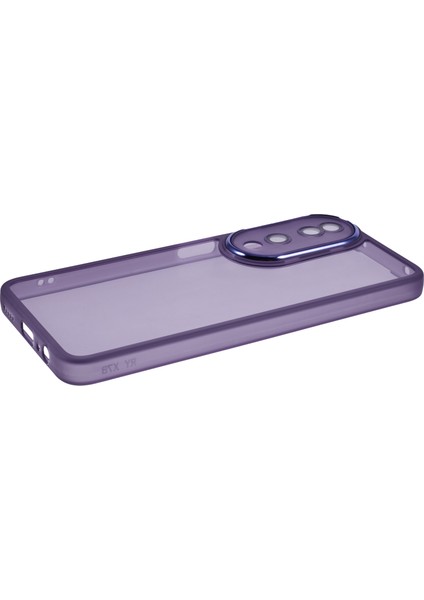 Dksm Serisi Honor X7B 4g/play 50 Plus 5g Kılıf Elektrokaplama Kamera Çerçevesi Tpu Telefon Kılıfı-Şeffaf Mor (Yurt Dışından) modelleri