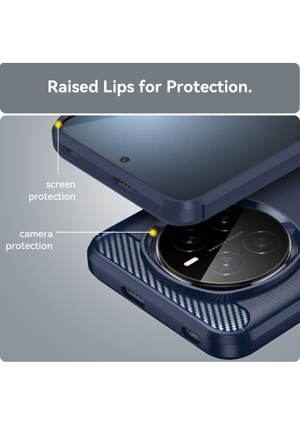 Honor Magic7 5g Kılıf Karbon Fiber Doku Fırçalanmış Parmak Izi Önleyici Telefon Arka Kapağı-Mavi (Yurt Dışından) indirimleri