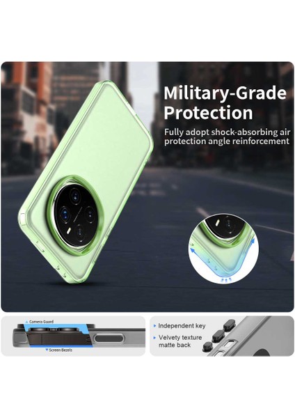 Honor Magic7 Pro 5g Kılıf Pc+Tpu+Pet Mat Düşmeye Karşı Dayanıklı Telefon Arka Kapağı-Yeşil (Yurt Dışından) fiyatları