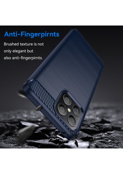Honor X8 4g 4g Tpu Telefon Kılıfı Karbon Fiber Doku Fırçalanmış Darbeye Dayanıklı Kılıf Aşınmaya Dayanıklı Telefon Kılıfı-Mavi (Yurt Dışından) modelleri