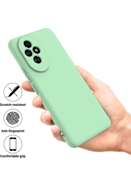 Honor 200 5g Neo Kılıf Düşmeye Karşı Dayanıklı Sıvı Silikon Telefon Kılıfı Askılı-Yeşil (Yurt Dışından) fiyatları