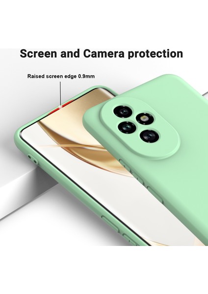 Honor 200 5g Neo Kılıf Düşmeye Karşı Dayanıklı Sıvı Silikon Telefon Kılıfı Askılı-Yeşil (Yurt Dışından) fırsatları