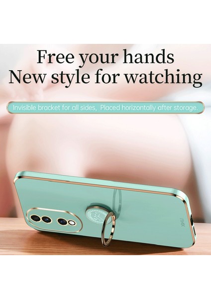 Xınlı For Honor 90 Elektrokaplama Tpu Arka Kapak Çizilmez Telefon Kılıfı Halka Ayaklı-Mor (Yurt Dışından) fiyatları