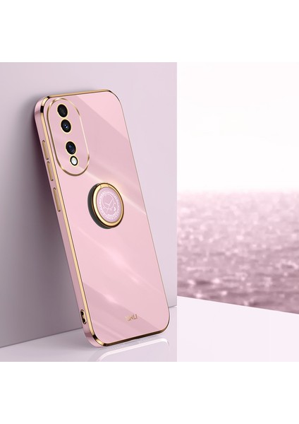 Xınlı For Honor 90 Elektrokaplama Tpu Arka Kapak Çizilmez Telefon Kılıfı Halka Ayaklı-Mor (Yurt Dışından) indirimleri