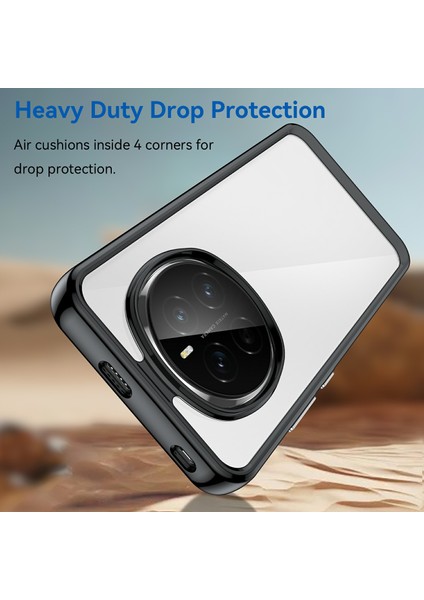 Honor Magic7 5g Kılıf Tpu+Akrilik Koruyucu Şeffaf Telefon Kılıfı-Siyah (Yurt Dışından) modelleri