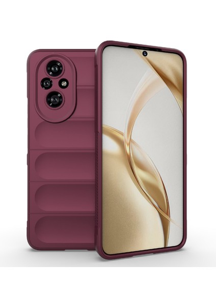 Honor 200 5g Kılıf Yumuşak Tpu Düşmeye Dayanıklı Koruyucu Telefon Kılıfı-Şarap Kırmızısı (Yurt Dışından)