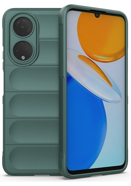 Honor X7 4g/honor Play 30 Plus 5g Sağlam Tasarım Telefon Kılıfı Darbeye Dayanıklı Hassas Kesik Tpu Arka Kapak-Yeşil (Yurt Dışından)