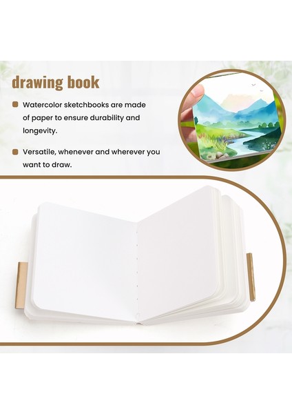 2 Parça Pocketartist Suluboya Seyahat Seti Boya Paleti Seyahat Kiti Ceviz Suluboya Paleti Seyahat Suluboya Paleti (Yurt Dışından) fiyatları