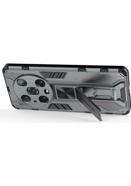 Honor Magic4 Pro 5g Hibrit Kickstand Telefon Kılıfı Sert Pc Yumuşak Tpu Şok Emici Kapak-Gri (Yurt Dışından) fırsatları