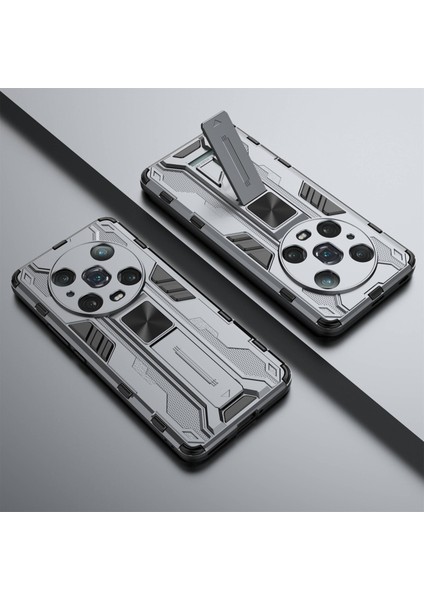 Honor Magic4 Pro 5g Hibrit Kickstand Telefon Kılıfı Sert Pc Yumuşak Tpu Şok Emici Kapak-Gri (Yurt Dışından) indirimleri