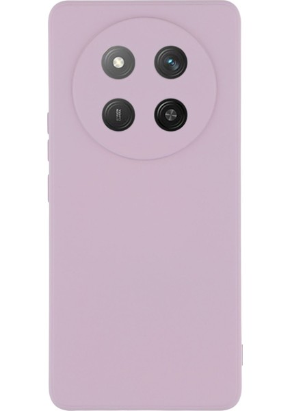 Honor X60 Pro 5G/X9C 5g Kılıf Tpu Arka Yumuşak Çizilmez Fiber Astar Telefon Kılıfı-Mor (Yurt Dışından)