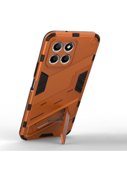 Honor X8 5g Için Kickstand Telefon Kılıfı, Sert Pc + Yumuşak Tpu Düşmeye Karşı Hibrit Koruyucu Kılıf-Turuncu (Yurt Dışından) modelleri