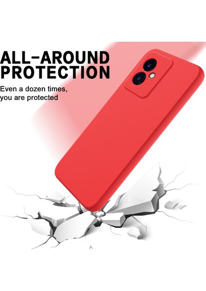 Honor 100 5g Darbeye Dayanıklı Sıvı Silikon Cep Telefonu Kılıfı-Kırmızı (Yurt Dışından) fiyatları