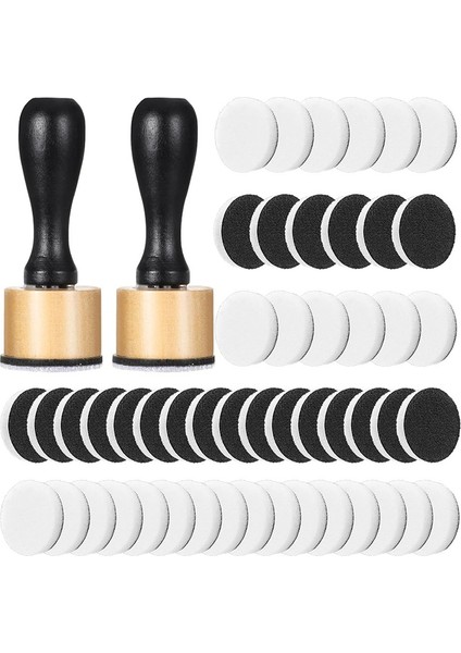 62'li Paket Mürekkep Karıştırma Aleti - 2 Adet Mini Aplikatör Aleti ve 60 Adet Yedek Köpük Ped, Mürekkep Boyaları Karıştırma ve Karıştırma Aleti (Yurt Dışından) fiyatları