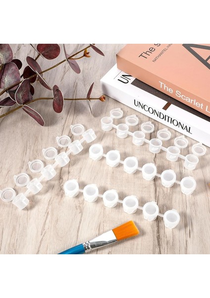 Kapaklı 120 Adet Boya Kabı, Kapaklı 40 Şerit Boya Kabı, El Sanatları Boya Depolama Sınıfı Için Akrilik Boya (Yurt Dışından) modelleri