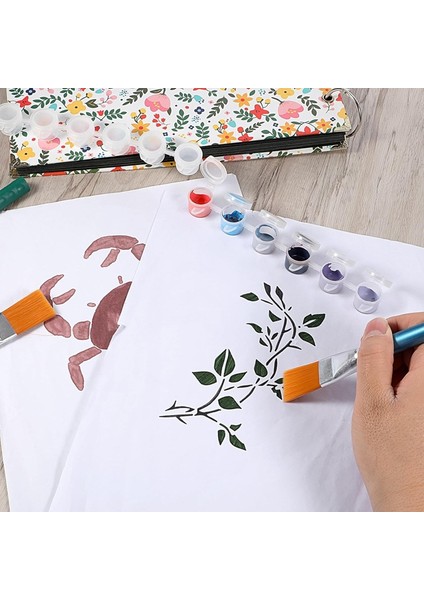 Kapaklı 120 Adet Boya Kabı, Kapaklı 40 Şerit Boya Kabı, El Sanatları Boya Depolama Sınıfı Için Akrilik Boya (Yurt Dışından) indirimleri