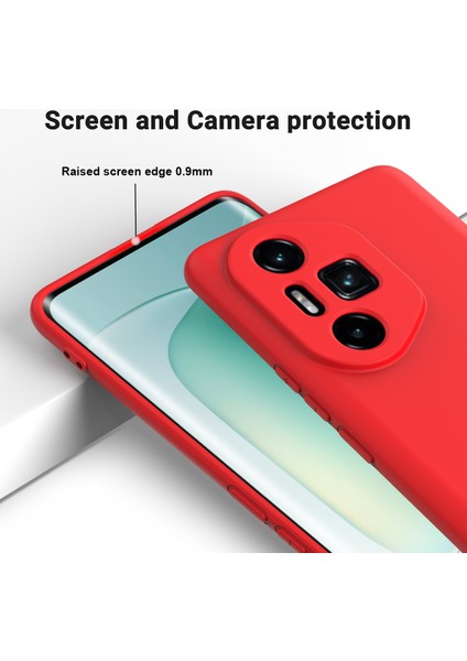 Honor 300 Ultra/honor 300 Pro Kılıf Sıvı Silikon Telefon Arka Kapağı El Kayışı Ile-Kırmızı (Yurt Dışından) fırsatları