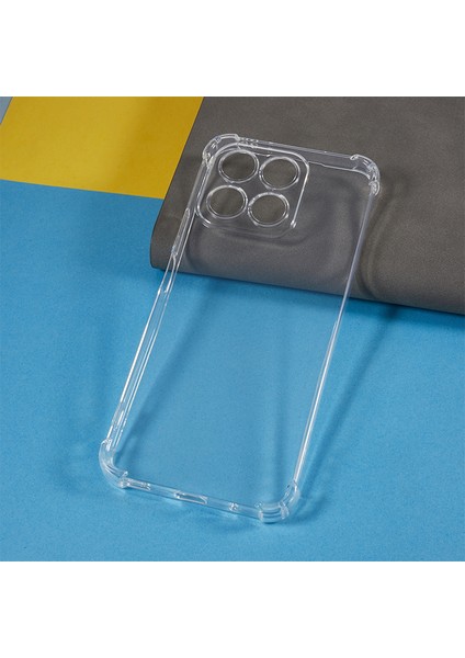 Honor X8A 4g Güçlendirilmiş Köşeler Tpu Telefon Kılıfı Şeffaf Cep Telefonu Kapağı (Yurt Dışından) modelleri